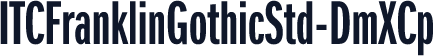 ITCFranklinGothicStd-DmXCp