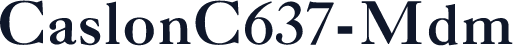 CaslonC637-Mdm