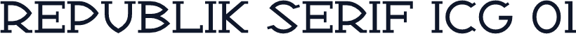 Republik Serif ICG 01