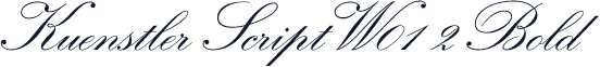 Kuenstler Script W01 2 Bold