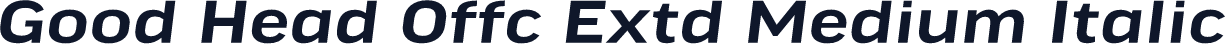 Good Head Offc Extd Medium Italic