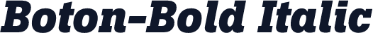 Boton-Bold Italic