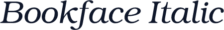 Bookface Italic