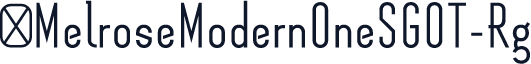 ☞MelroseModernOneSGOT-Rg