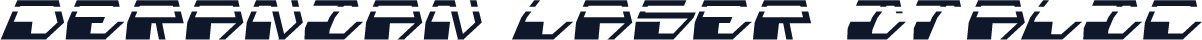 Deranian Laser Italic