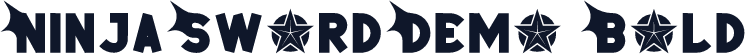 NinjaSwordDemo Bold