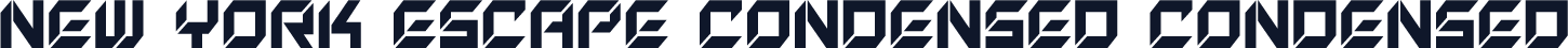 New York Escape Condensed Condensed