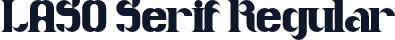 LASO Serif Regular
