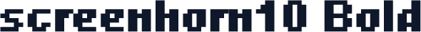 screenhorn10 Bold