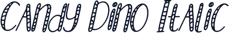 Candy Dino Italic