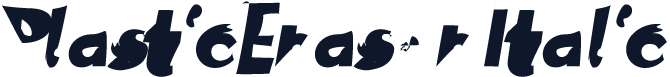 PlasticEraser Italic