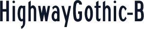 HighwayGothic-B