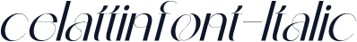 celattinfont-Italic