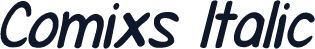 Comixs Italic