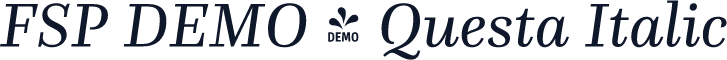 FSP DEMO - Questa Italic