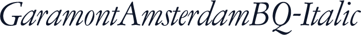 GaramontAmsterdamBQ-Italic