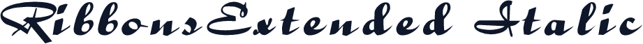 RibbonsExtended Italic