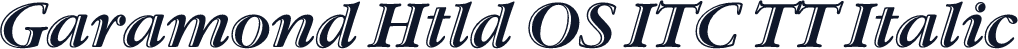 Garamond Htld OS ITC TT Italic