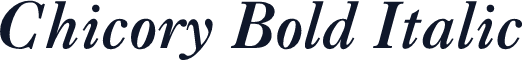Chicory Bold Italic