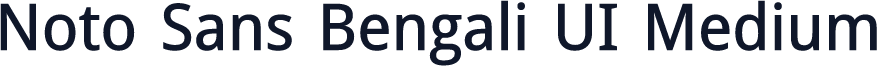 Noto Sans Bengali UI Medium