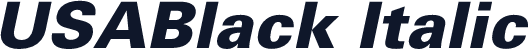 USABlack Italic