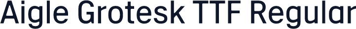 Aigle Grotesk TTF Regular