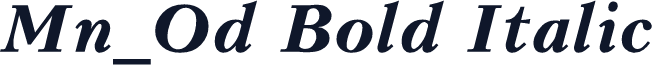 Mn_Od Bold Italic