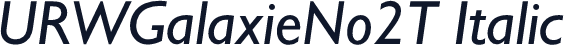 URWGalaxieNo2T Italic