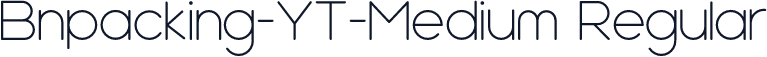 Bnpacking-YT-Medium Regular