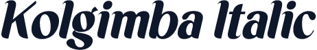 Kolgimba Italic