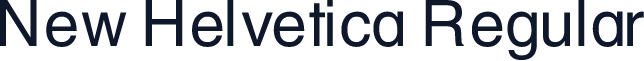 New Helvetica Regular