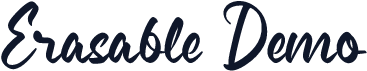 Erasable Demo
