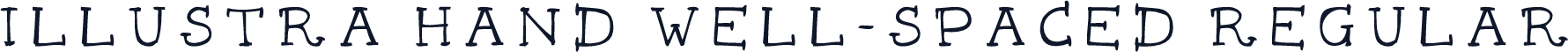 Illustra Hand Well-Spaced Regular