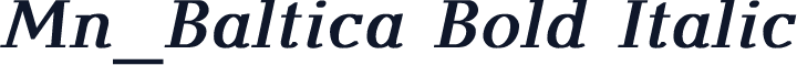 Mn_Baltica Bold Italic
