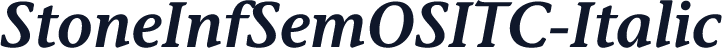 StoneInfSemOSITC-Italic