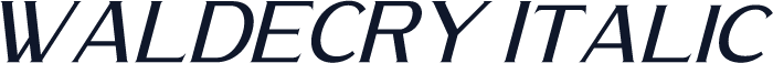 WALDECRY Italic