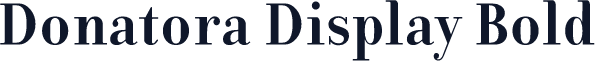 Donatora Display Bold