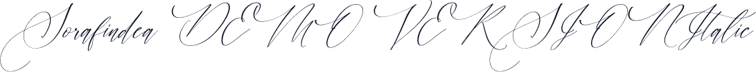Sorafindea DEMO VERSION Italic