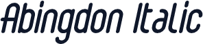 Abingdon Italic