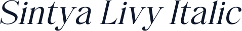 Sintya Livy Italic