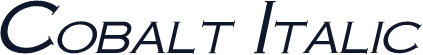 Cobalt Italic