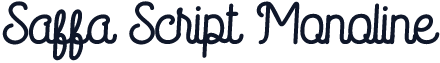 Saffa Script Monoline