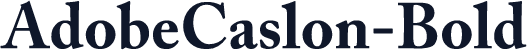 AdobeCaslon-Bold