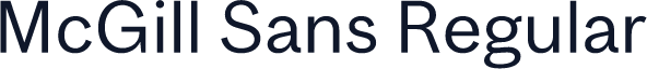McGill Sans Regular