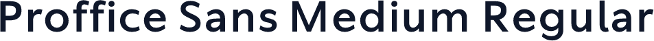 Proffice Sans Medium Regular