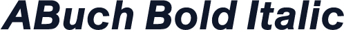 ABuch Bold Italic