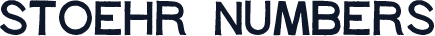 Stoehr numbers
