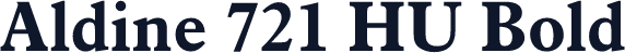 Aldine 721 HU Bold