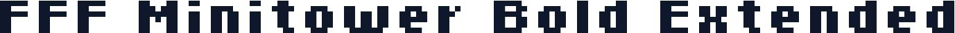 FFF Minitower Bold Extended