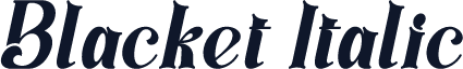 Blacket Italic